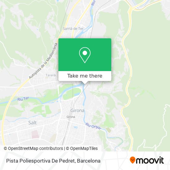 Pista Poliesportiva De Pedret map