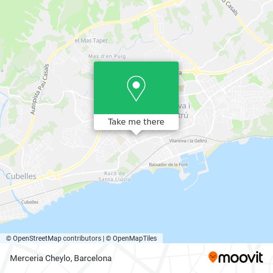 Merceria Cheylo map