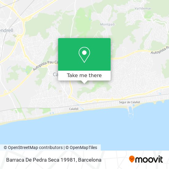 Barraca De Pedra Seca 19981 map