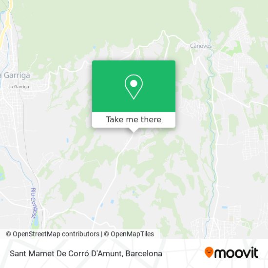 Sant Mamet De Corró D'Amunt map