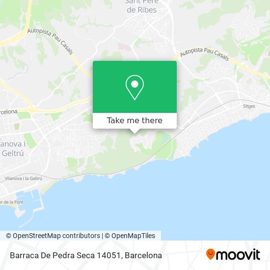 Barraca De Pedra Seca 14051 map