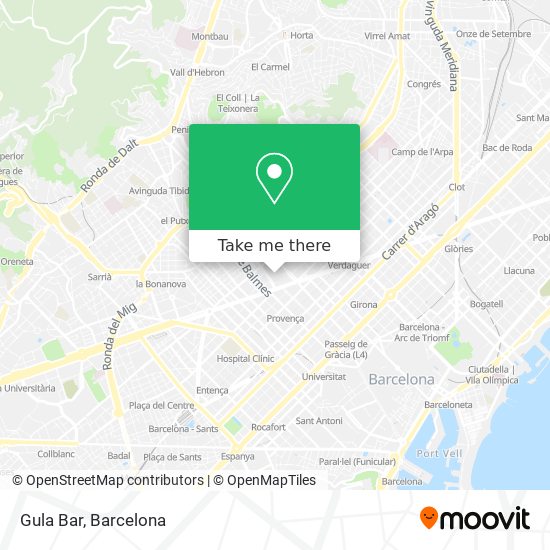 Gula Bar map