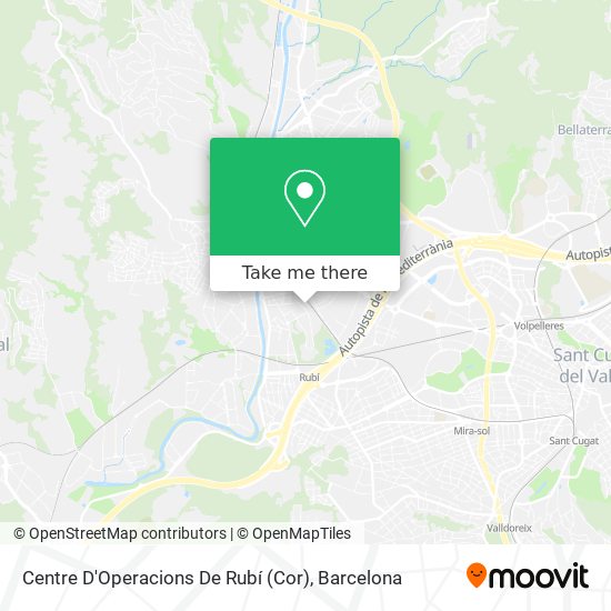 Centre D'Operacions De Rubí (Cor) map