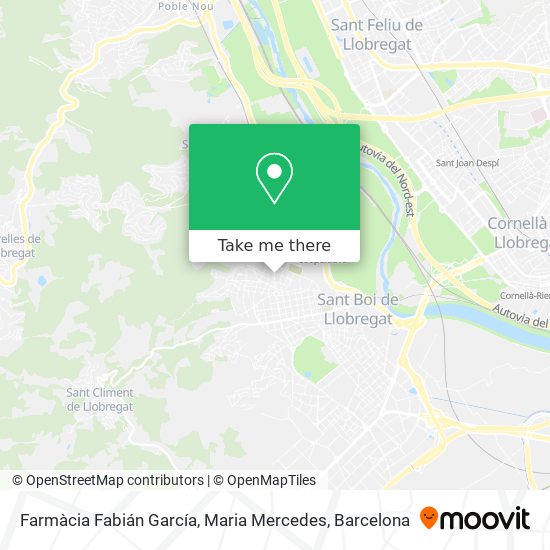 Farmàcia Fabián García, Maria Mercedes map
