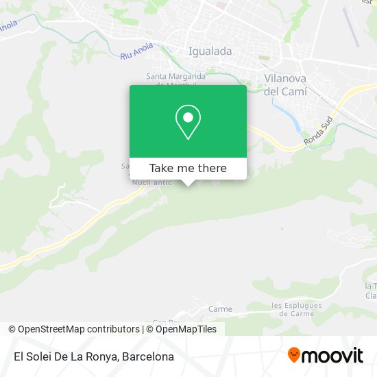 El Solei De La Ronya map