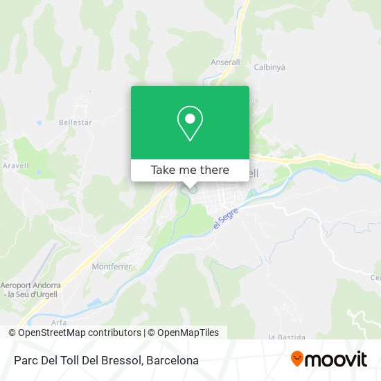 Parc Del Toll Del Bressol map