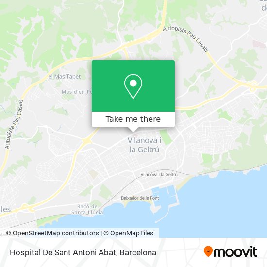 Hospital De Sant Antoni Abat map