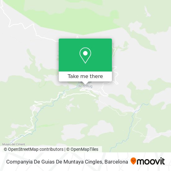 Companyia De Guias De Muntaya Cingles map