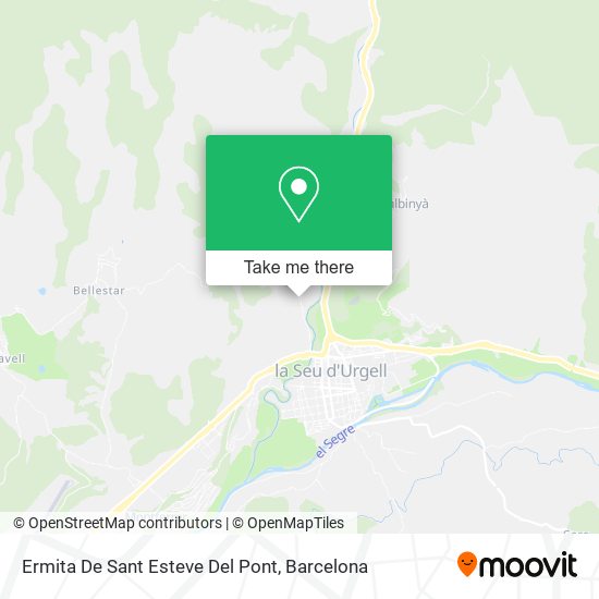 Ermita De Sant Esteve Del Pont map