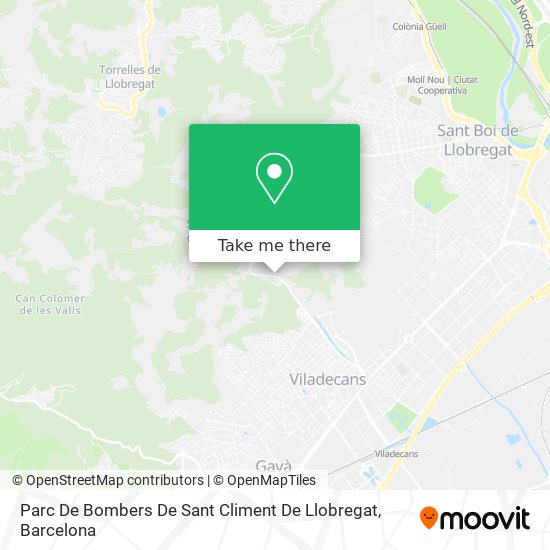 Parc De Bombers De Sant Climent De Llobregat map
