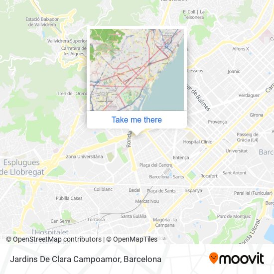 Jardins De Clara Campoamor map