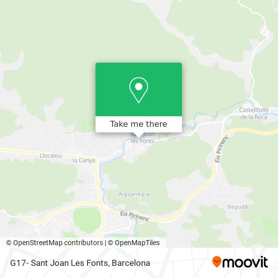 G17- Sant Joan Les Fonts map