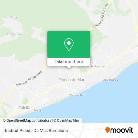 Institut Pineda De Mar map