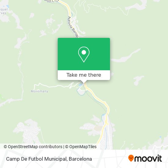 Camp De Futbol Municipal map