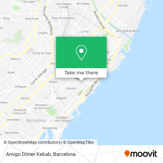 Amigo Döner Kebab map