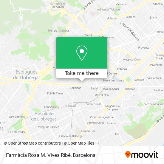 Farmàcia Rosa M. Vives Ribé map