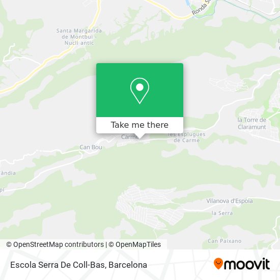Escola Serra De Coll-Bas map