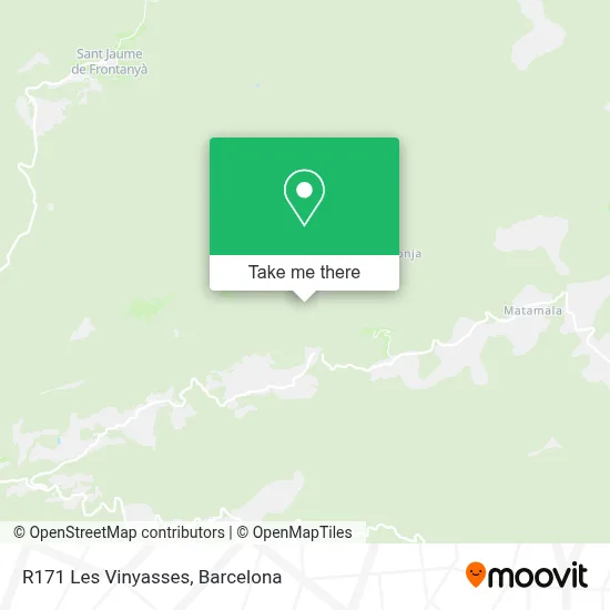 R171 Les Vinyasses map