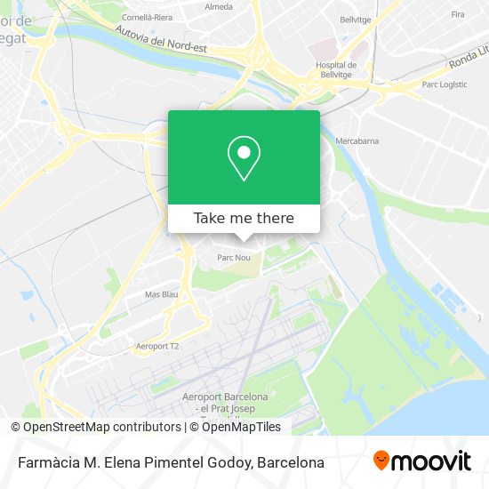 Farmàcia M. Elena Pimentel Godoy map