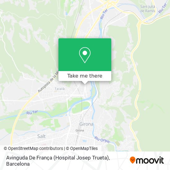 Avinguda De França (Hospital Josep Trueta) map