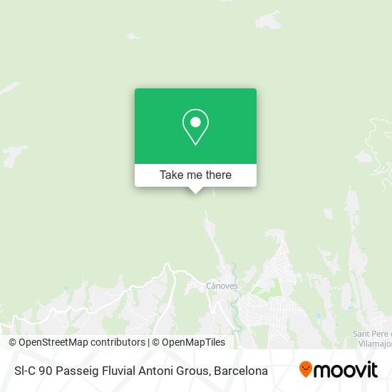 Sl-C 90 Passeig Fluvial Antoni Grous map