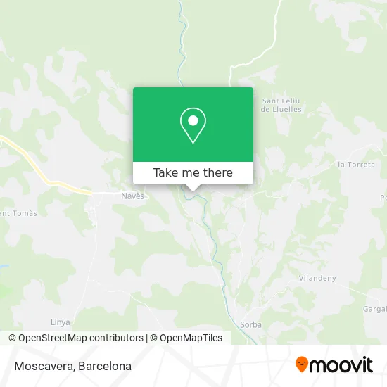 Moscavera map