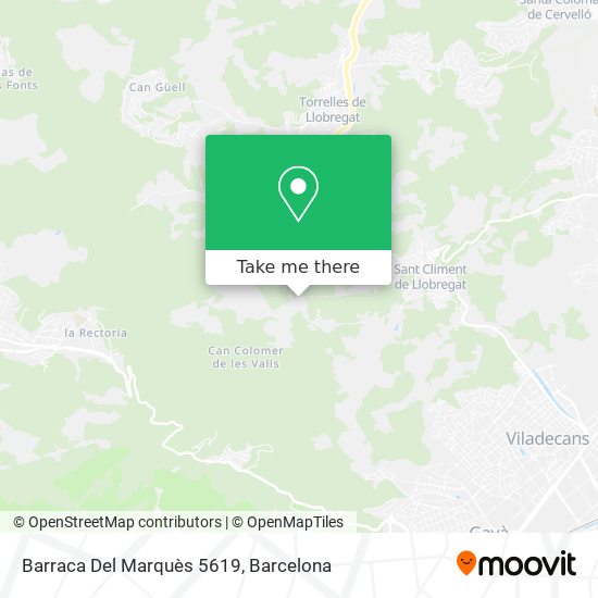 Barraca Del Marquès 5619 map