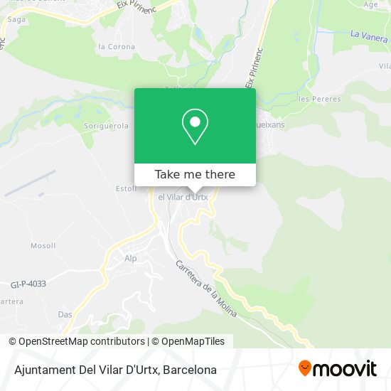Ajuntament Del Vilar D'Urtx map
