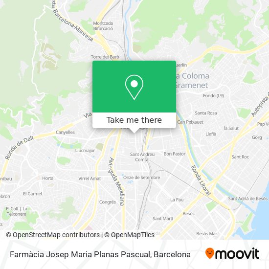 Farmàcia Josep Maria Planas Pascual map
