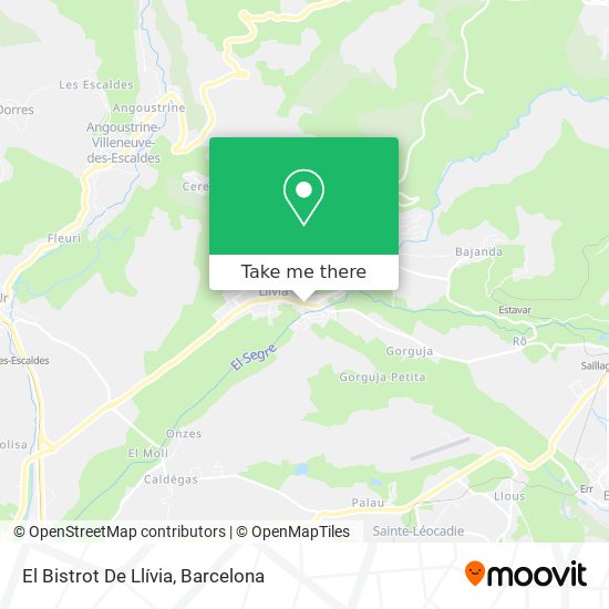El Bistrot De Llívia map