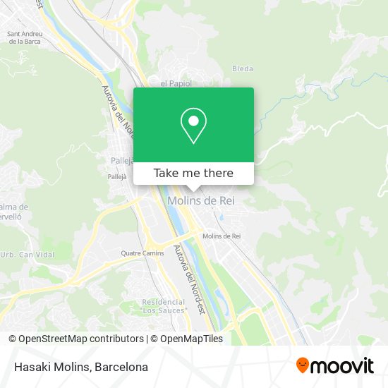 mapa Hasaki Molins