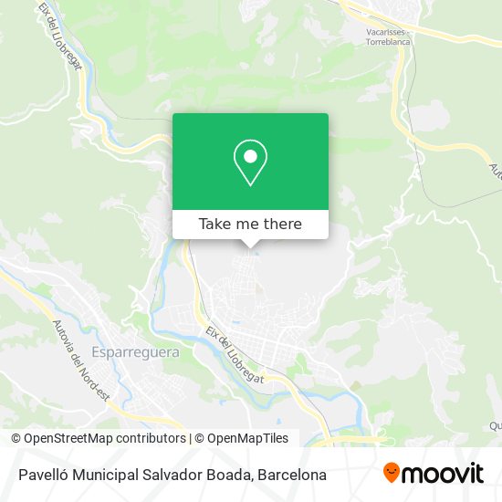 Pavelló Municipal Salvador Boada map