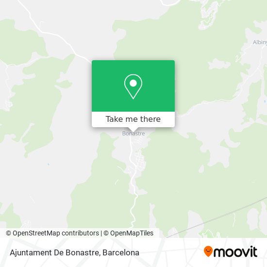 Ajuntament De Bonastre map