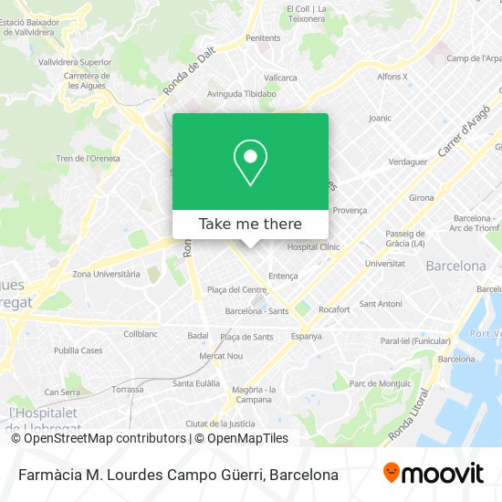 Farmàcia M. Lourdes Campo Güerri map