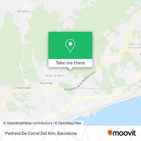 Pedrera De Corral Del Xim map