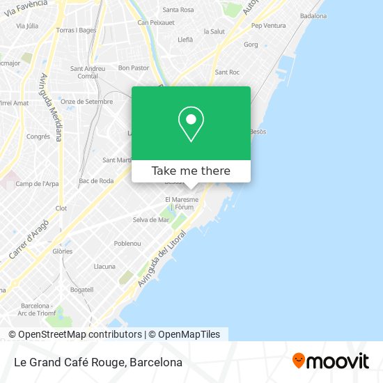 Le Grand Café Rouge map