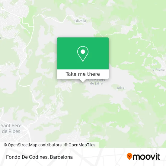 Fondo De Codines map