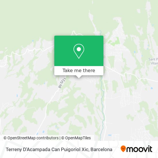 Terreny D'Acampada Can Puigoriol Xic map