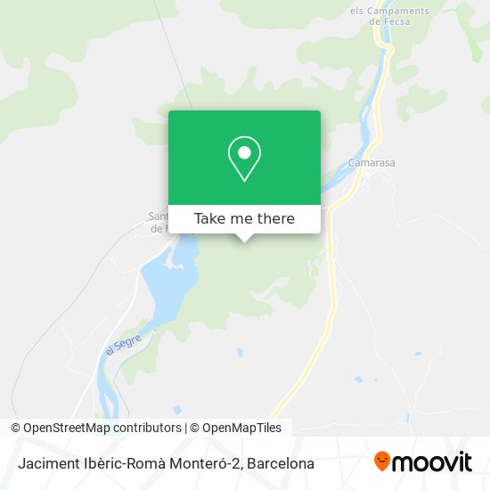 Jaciment Ibèric-Romà Monteró-2 map