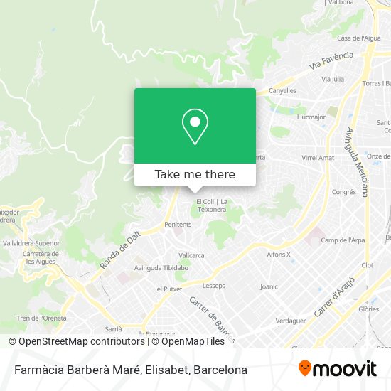 Farmàcia Barberà Maré, Elisabet map