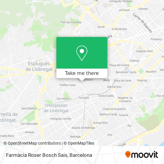 Farmàcia Roser Bosch Sais map