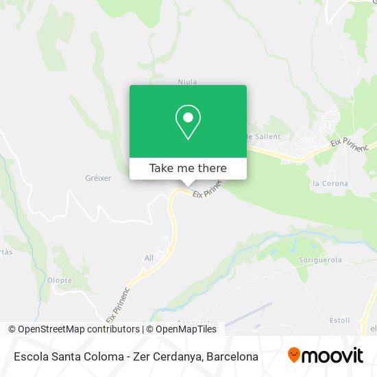 Escola Santa Coloma - Zer Cerdanya map