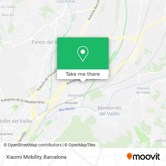 Xiaomi Mobility map