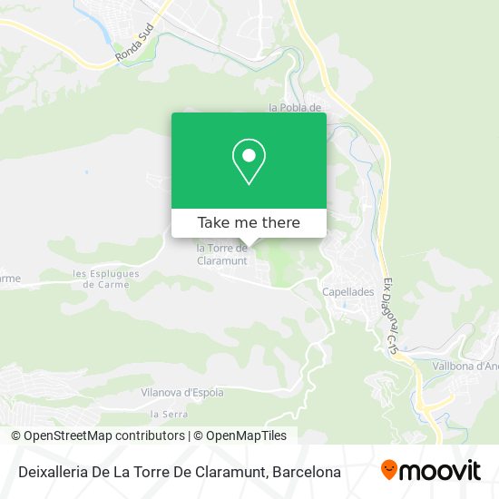 Deixalleria De La Torre De Claramunt map
