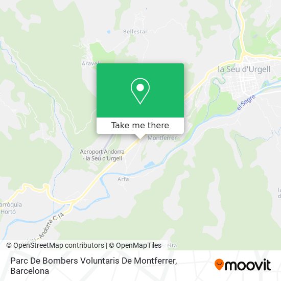 Parc De Bombers Voluntaris De Montferrer map