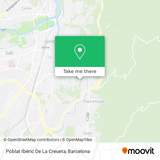 Poblat Ibèric De La Creueta map