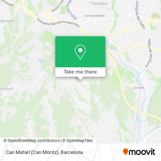 Can Matarí (Can Mòritz) map