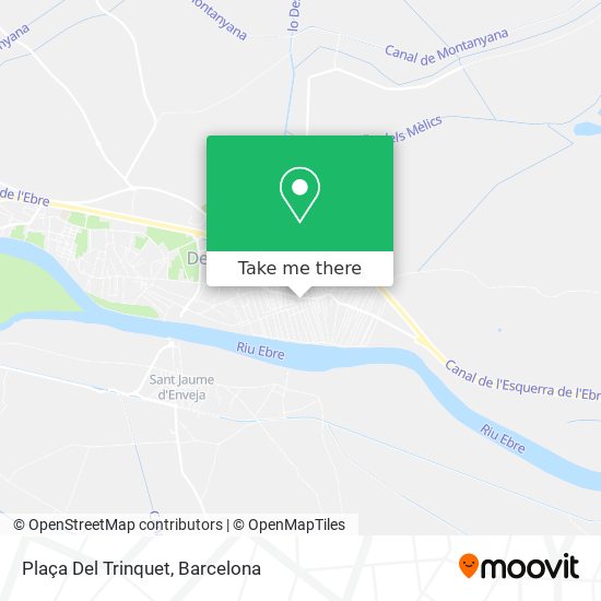 Plaça Del Trinquet map