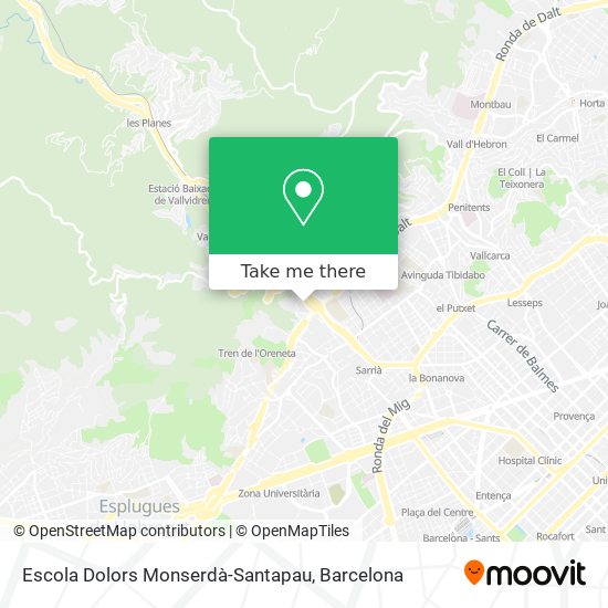 Escola Dolors Monserdà-Santapau map