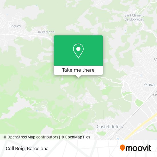 Coll Roig map